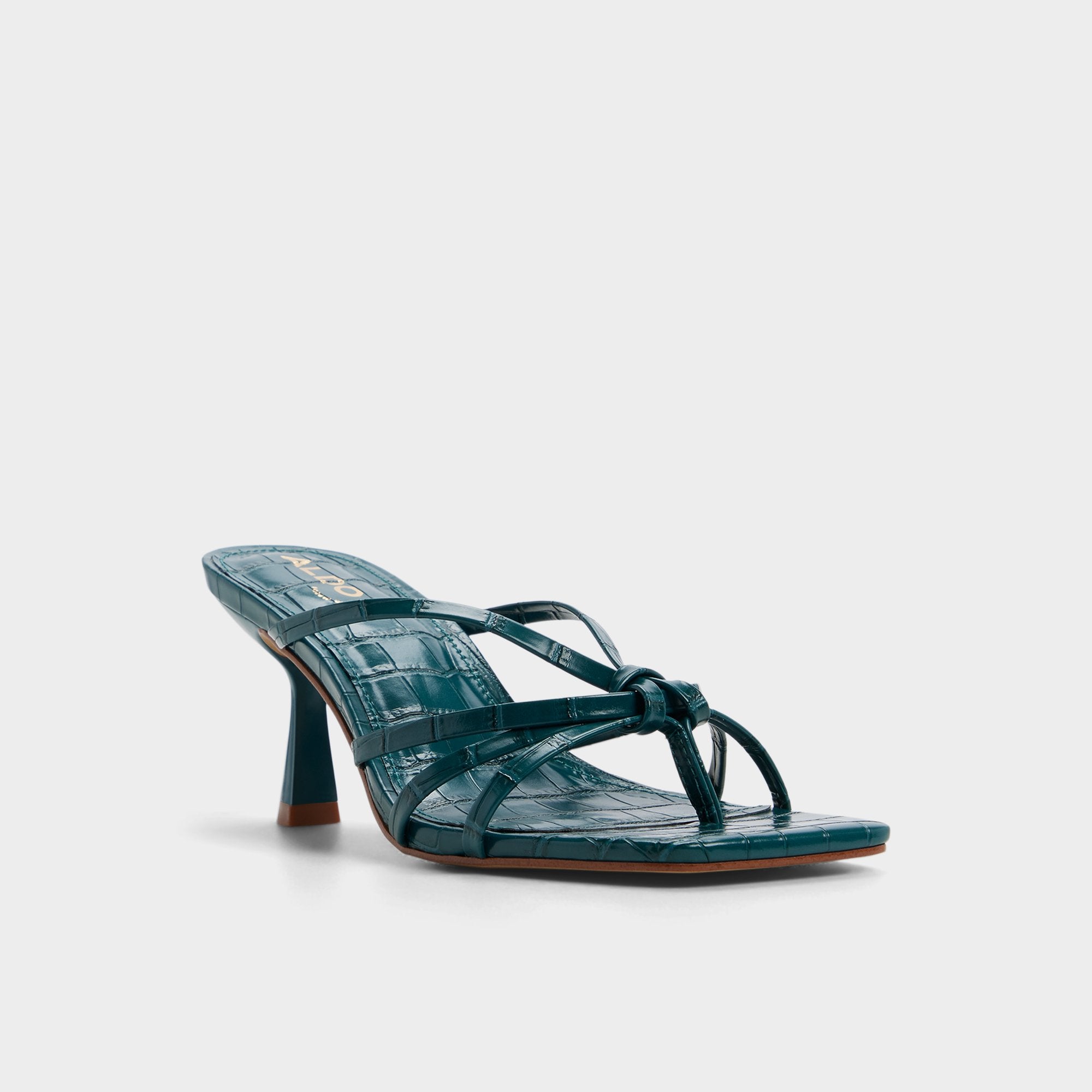 Lumera in Other Green - Heeled mule Stiletto heel