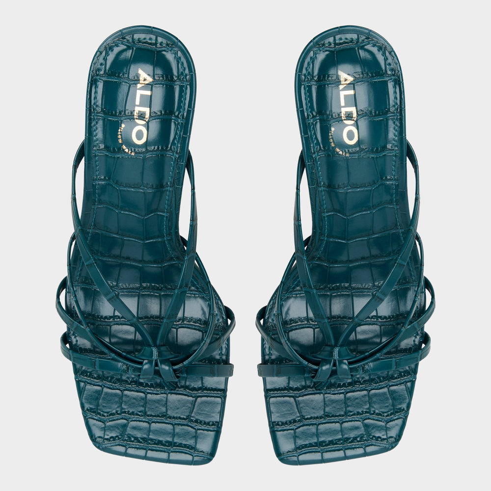 Lumera in Other Green - Heeled mule Stiletto heel