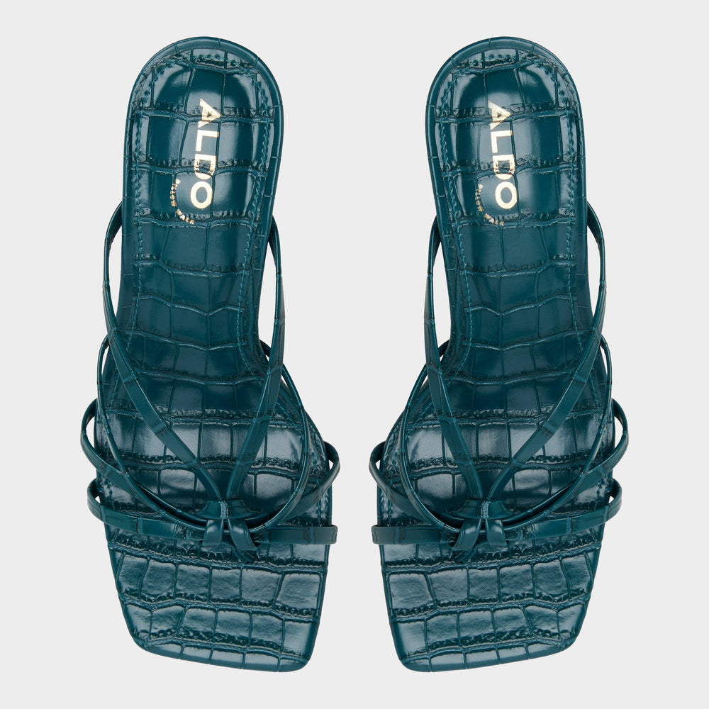 Lumera in Other Green - Heeled mule Stiletto heel