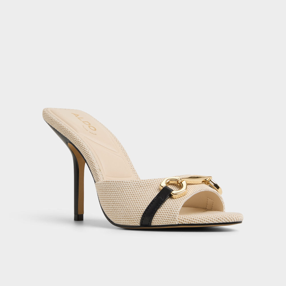 Madelynie in Open Natural - Heeled mule