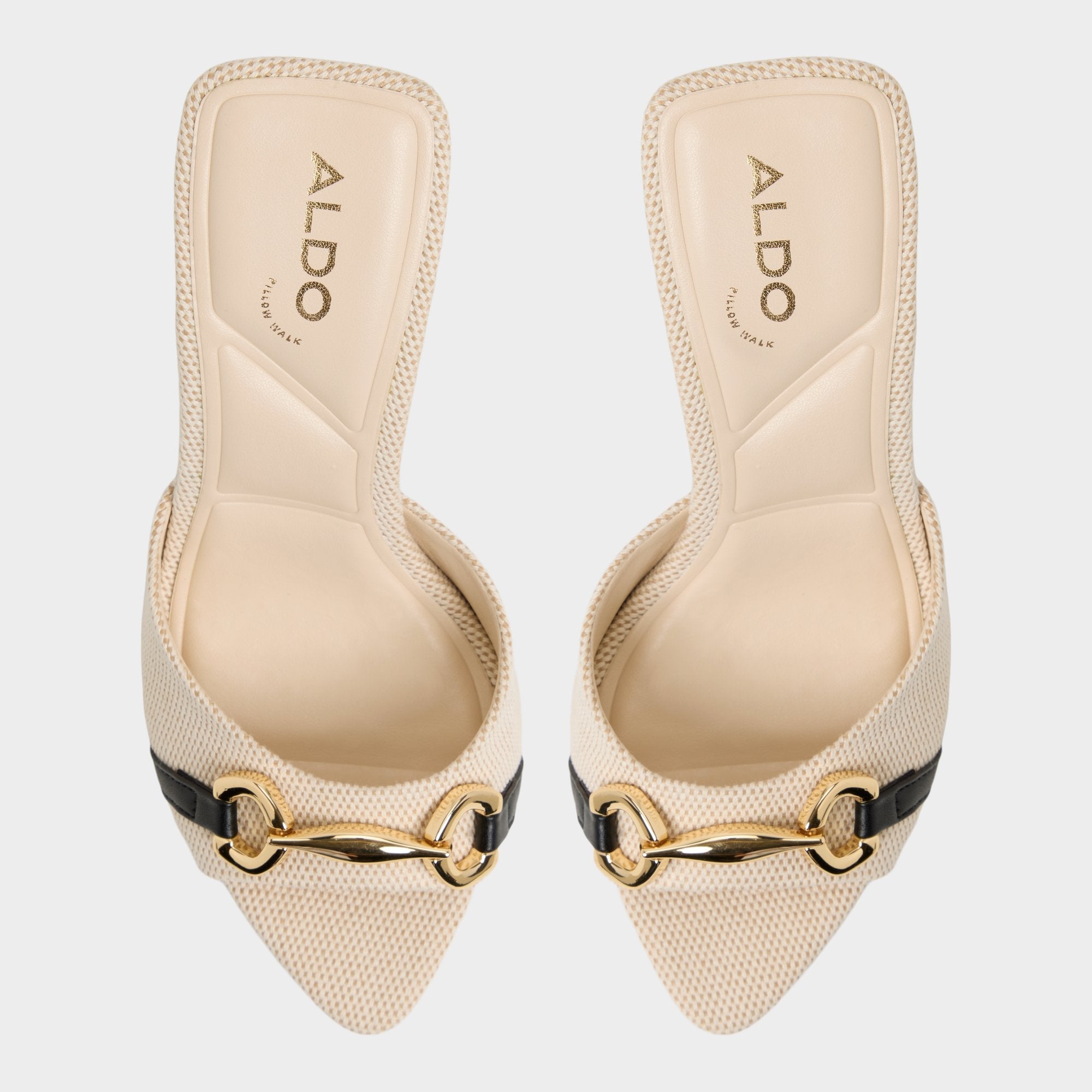 Madelynie in Open Natural - Heeled mule