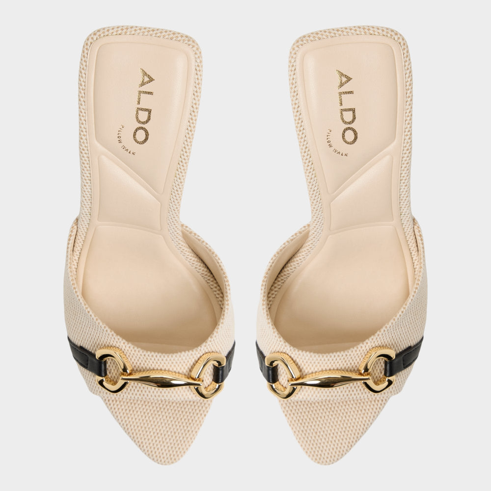 Madelynie in Open Natural - Heeled mule