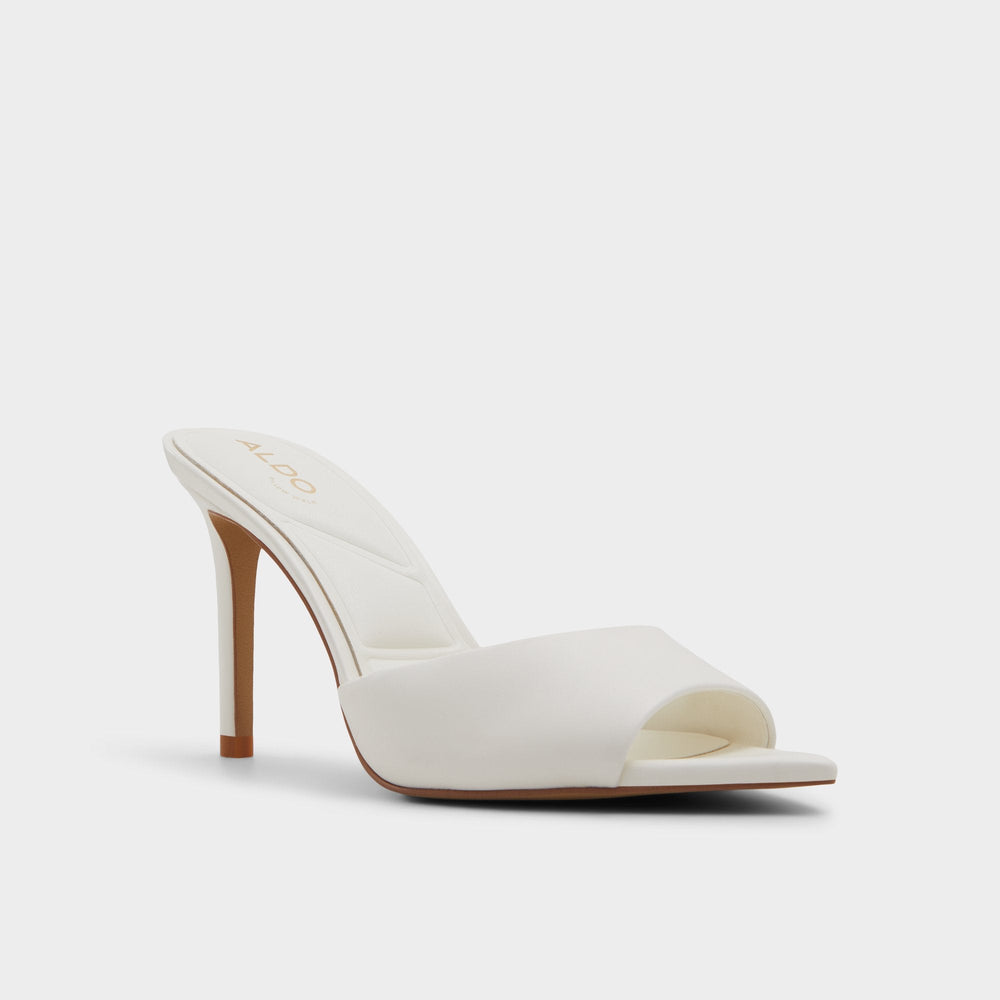 Stiletto heel Anniebrilden White Women's Heeled mules - Heeled mule