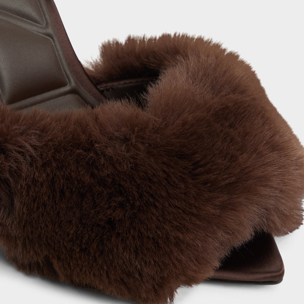 Anniebrilden in Dark Brown 14163209 - Heeled mule Stiletto heel