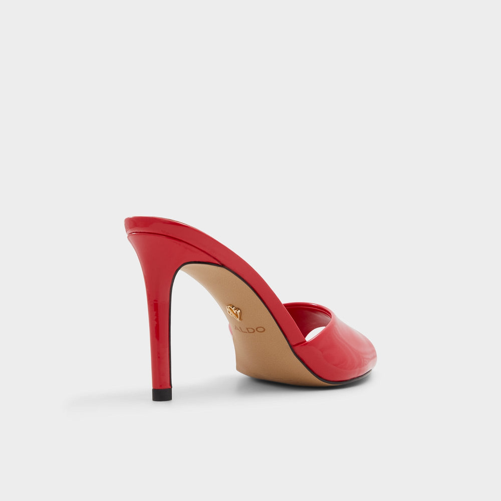 Anniebrilden Red Women's Heeled mules - Heeled mule Stiletto heel