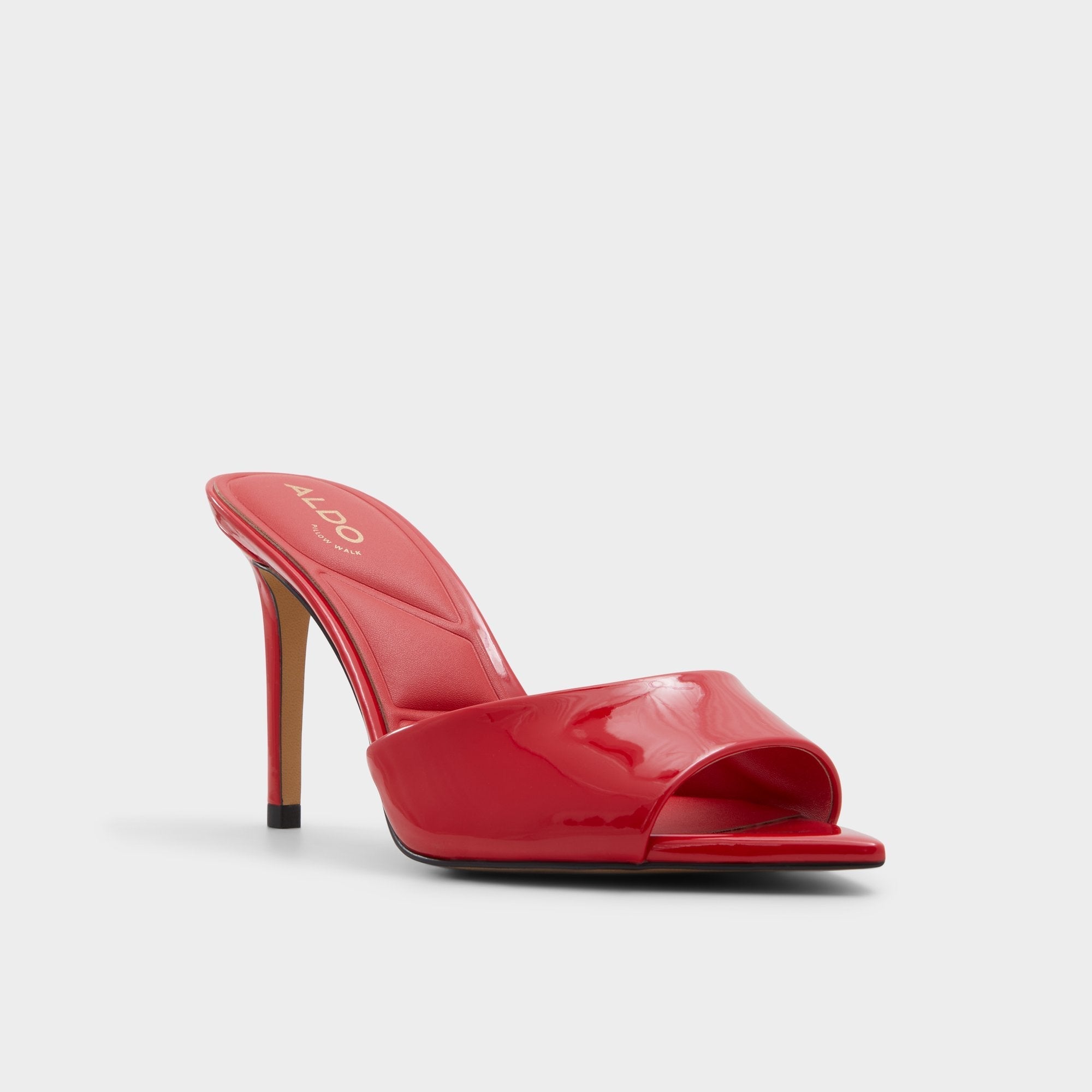 Anniebrilden Red Women's Heeled mules - Heeled mule Stiletto heel