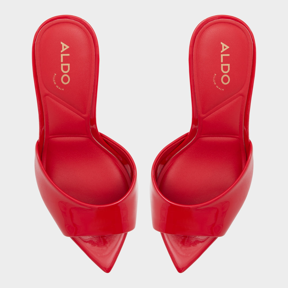 Anniebrilden Red Women's Heeled mules - Heeled mule Stiletto heel