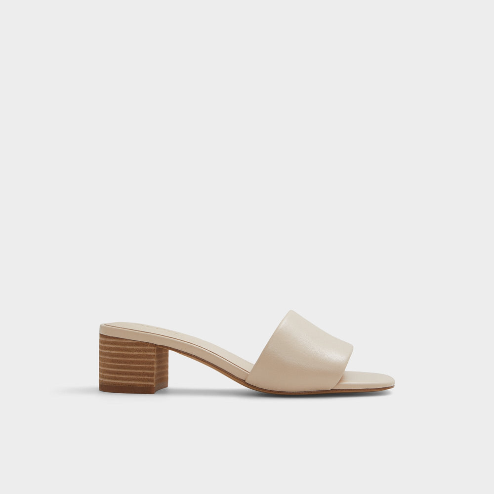 Claudina Other Beige Women's Block heels - Heeled mule Block heel