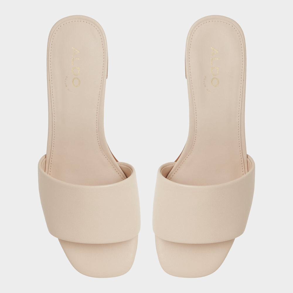 Claudina Other Beige Women's Block heels - Heeled mule Block heel