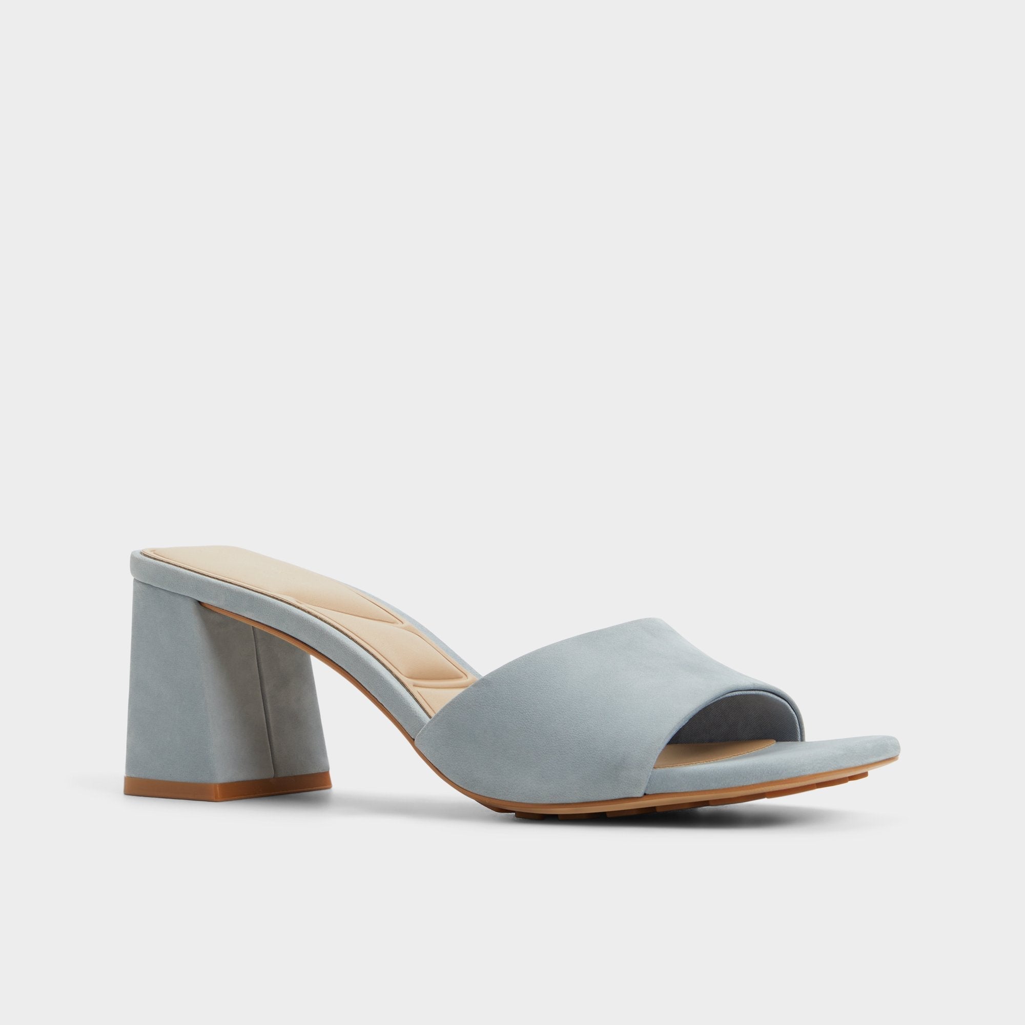 Block heel Tisha Other Blue Women's Heeled mules - Heeled mule