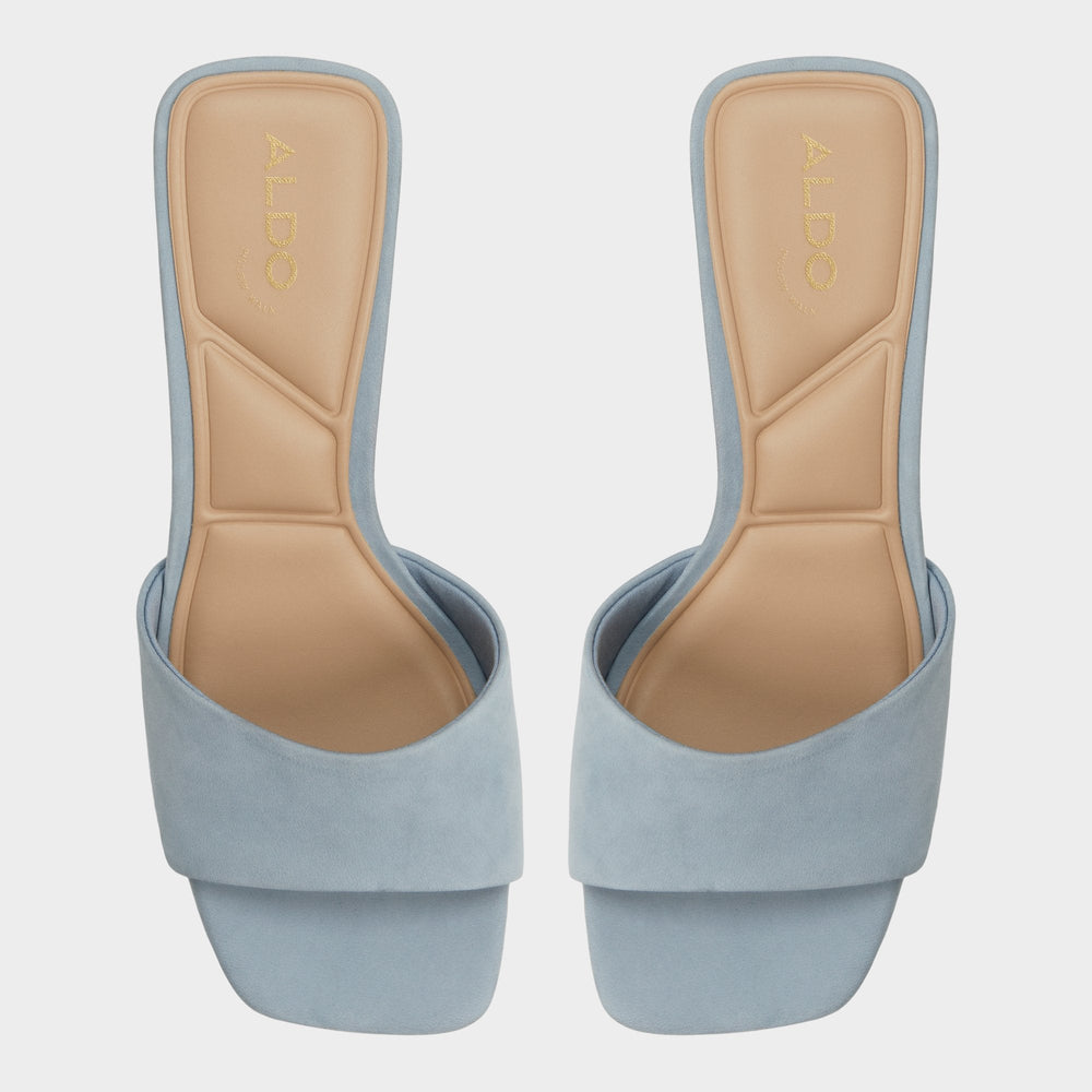 Block heel Tisha Other Blue Women's Heeled mules - Heeled mule