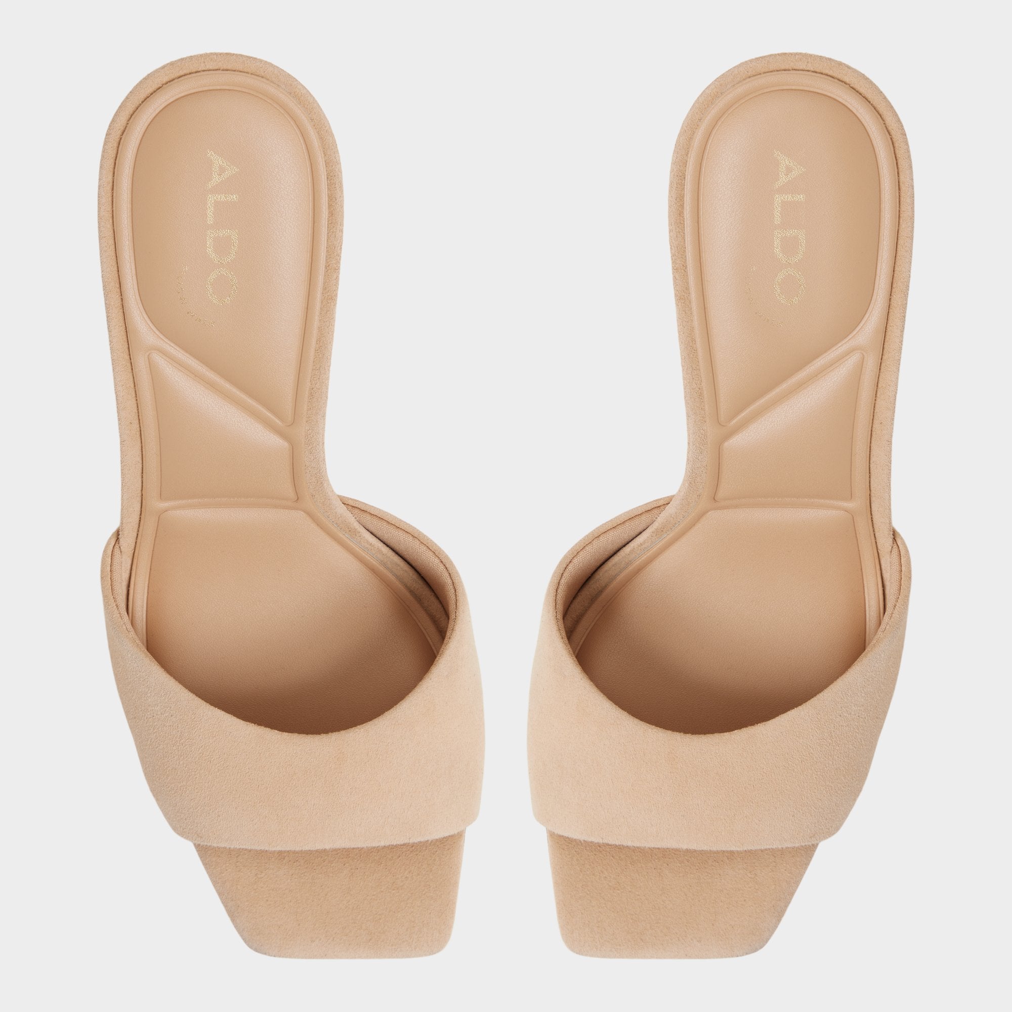 Stiletto heel Jennifer in Medium Beige - Heeled mule