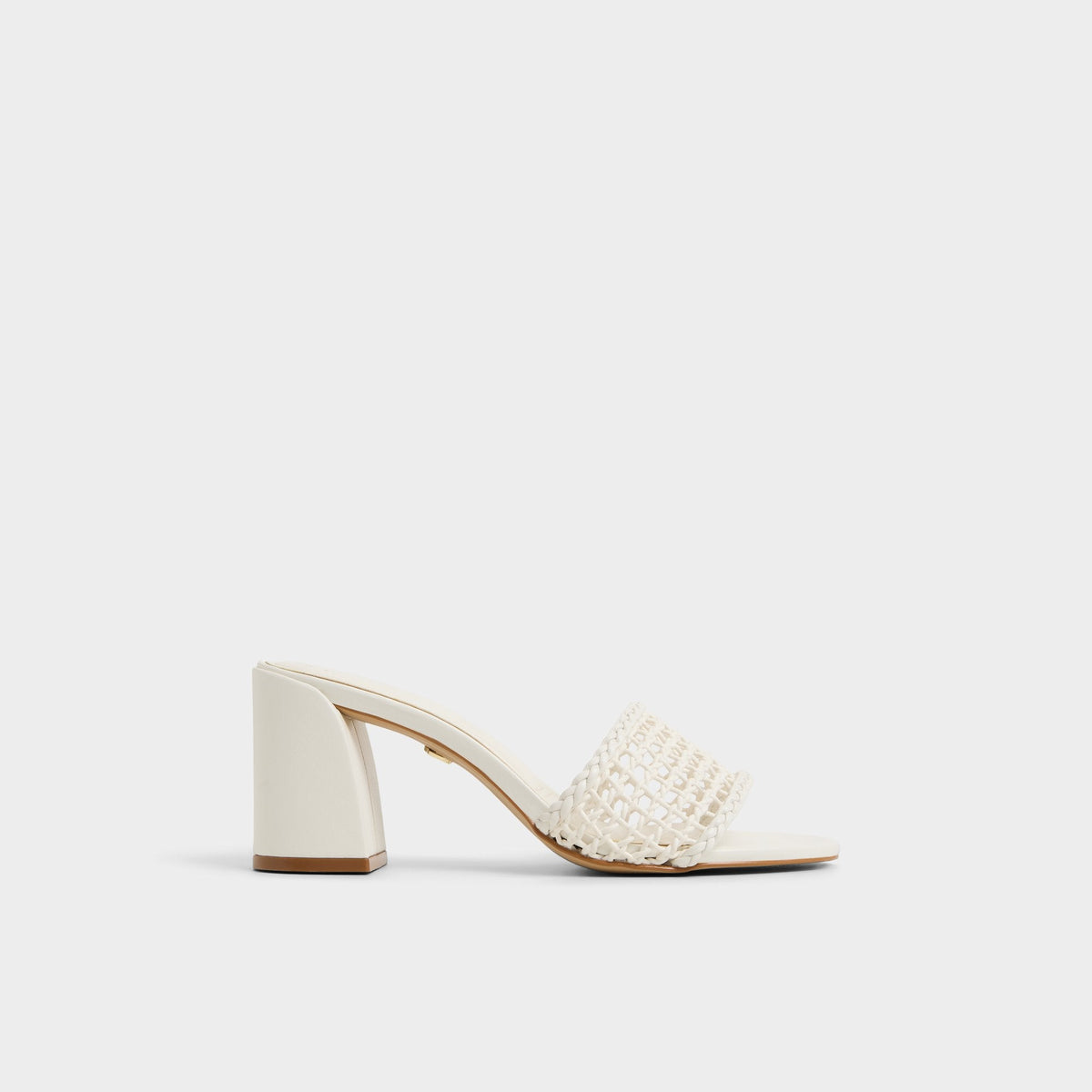 Block heel Beachdate White/Bone Women's Block heels - Heeled mule