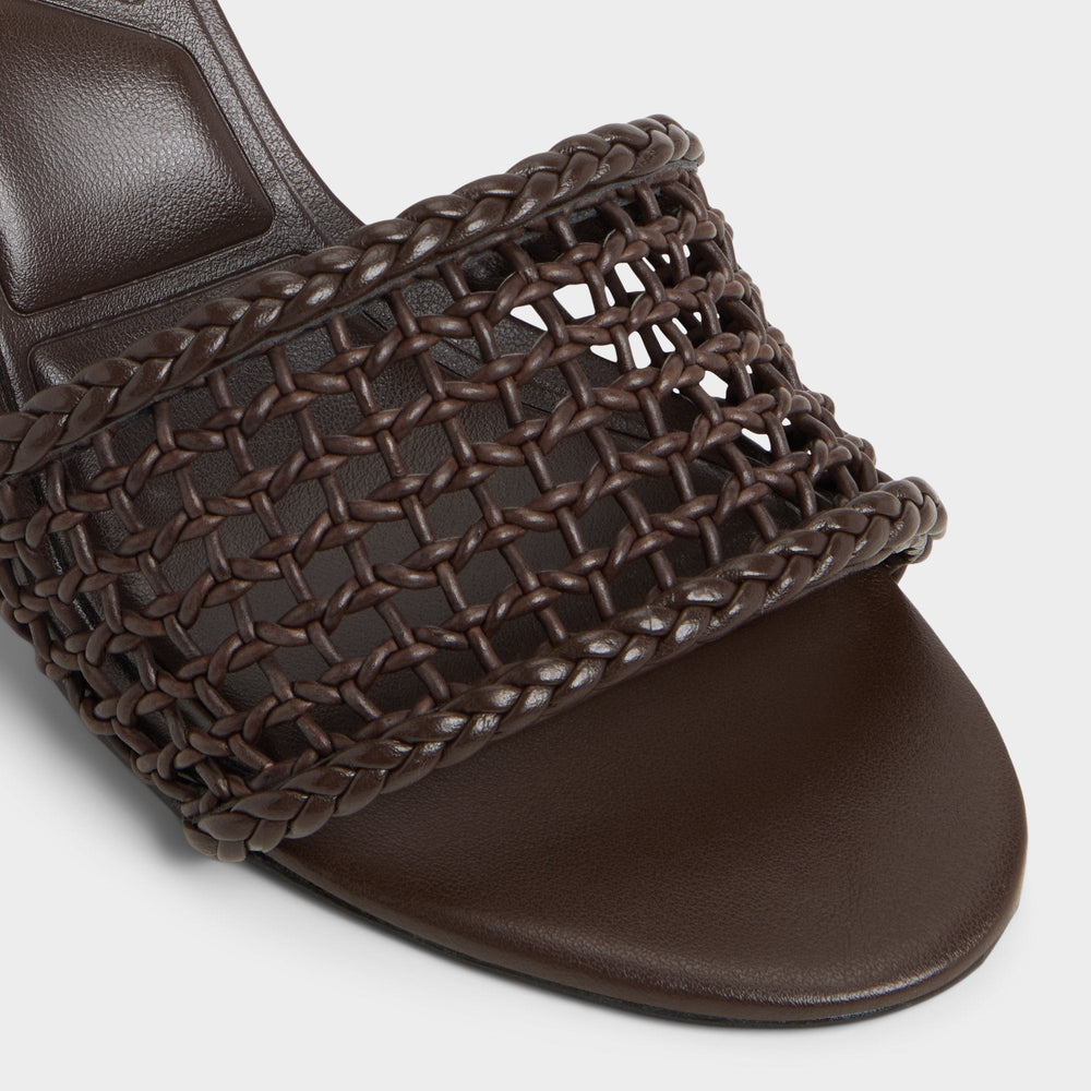 Block heel Beachdate Dark Brown Women's Block heels - Heeled mule