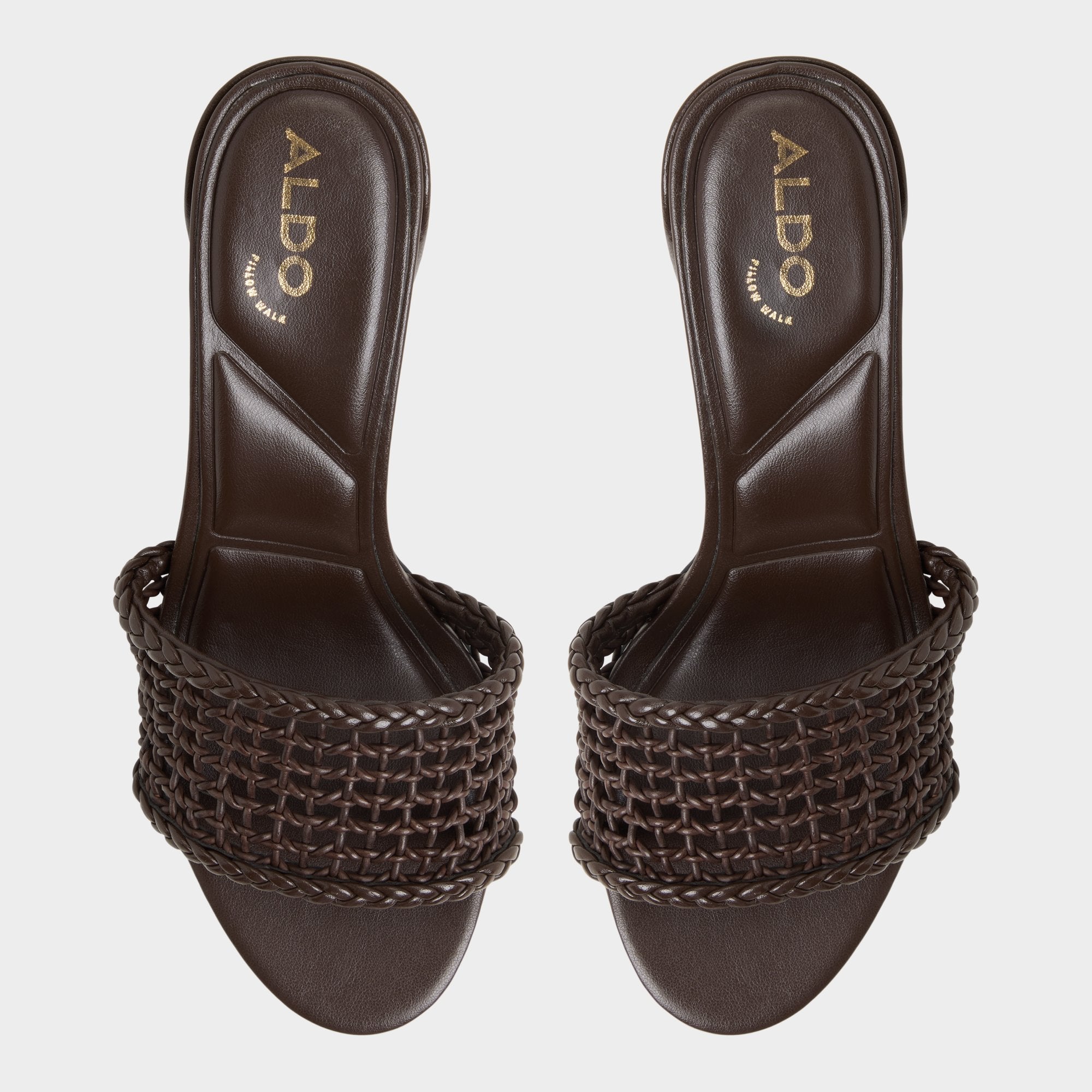 Block heel Beachdate Dark Brown Women's Block heels - Heeled mule