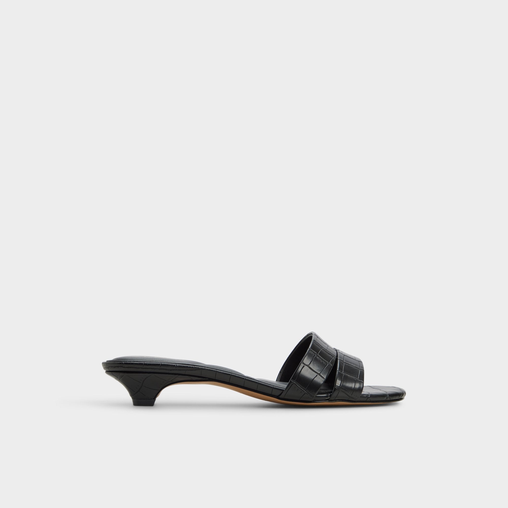 Scarletta Black Women's Heeled mules - Heeled mule Kitten heel