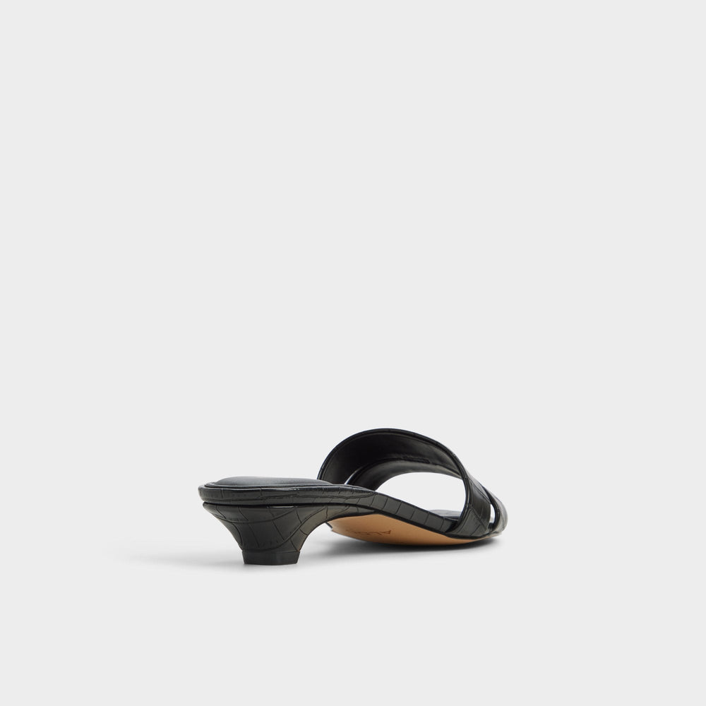 Scarletta Black Women's Heeled mules - Heeled mule Kitten heel