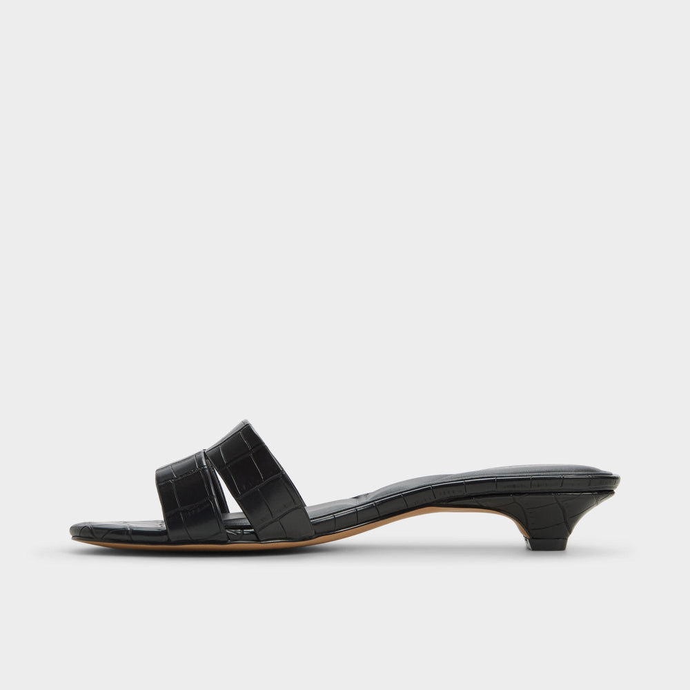 Scarletta Black Women's Heeled mules - Heeled mule Kitten heel