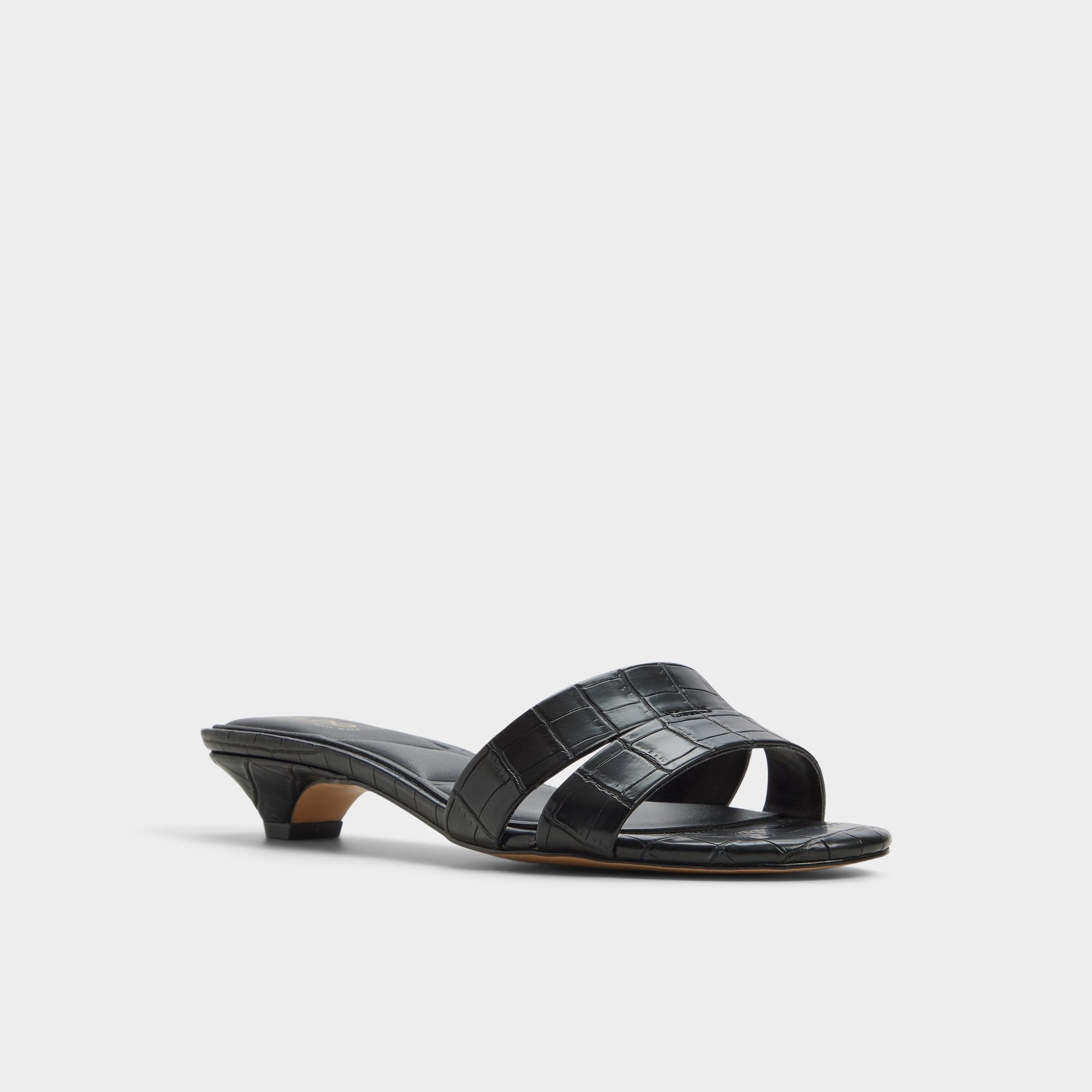 Scarletta Black Women's Heeled mules - Heeled mule Kitten heel