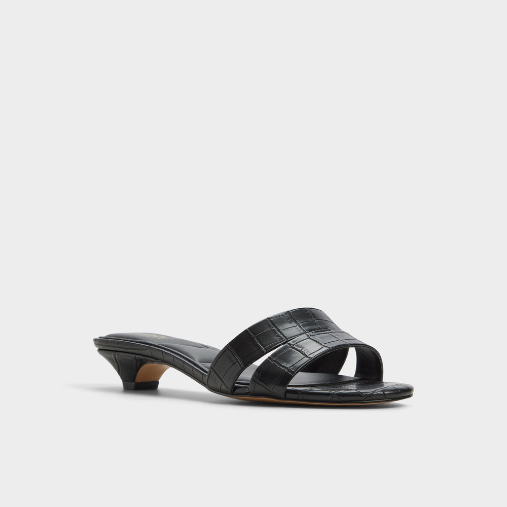 Scarletta Black Women's Heeled mules - Heeled mule Kitten heel