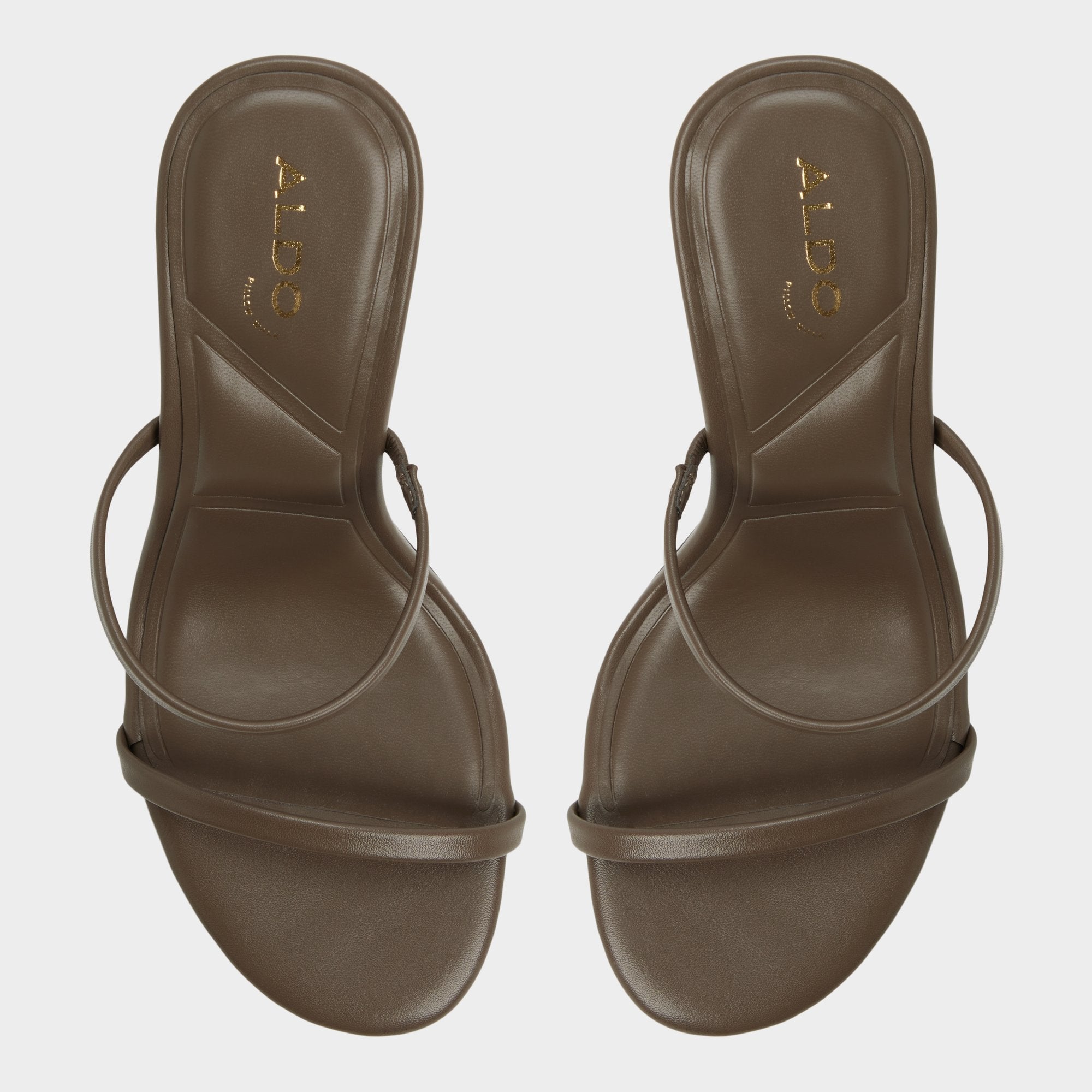 Avelinda in Khaki - Heeled mule