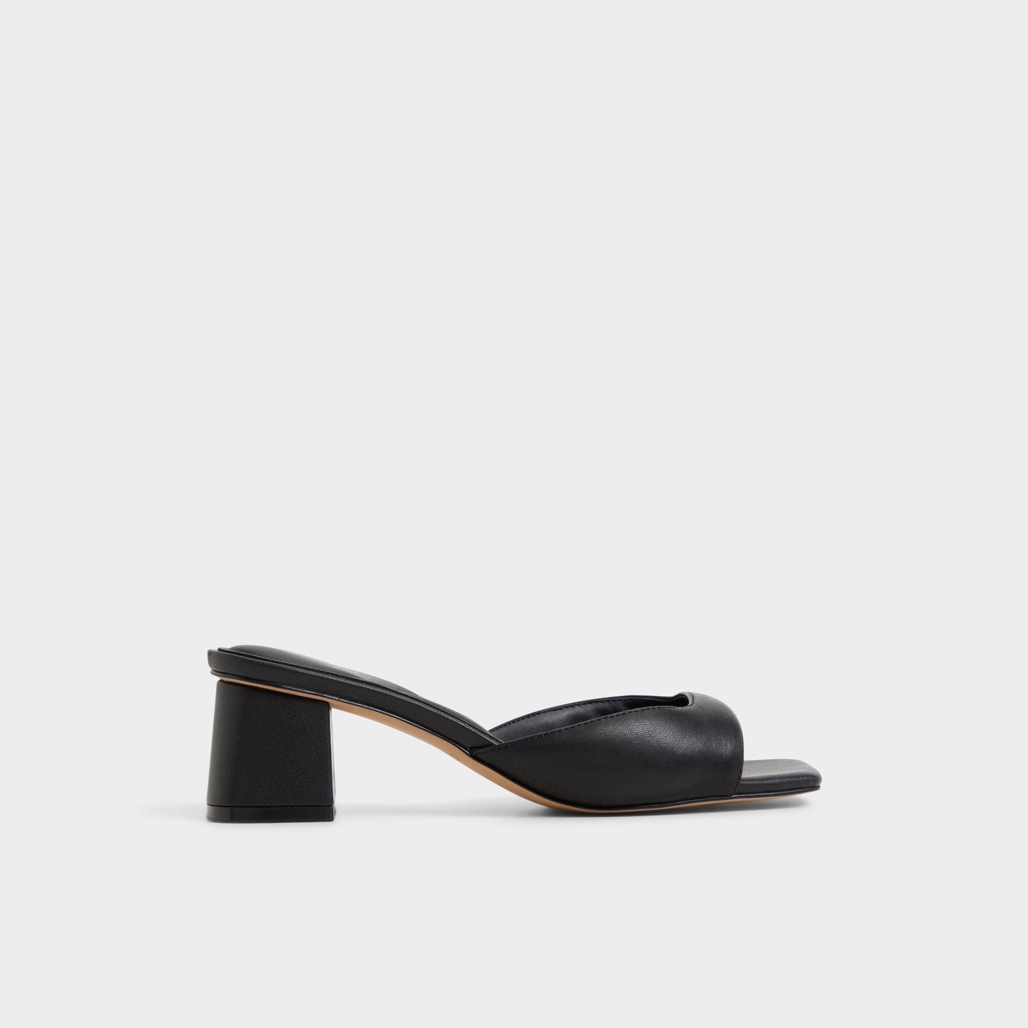 Block heel Aneky in Black - Heeled mule