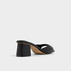 Block heel Aneky in Black - Heeled mule
