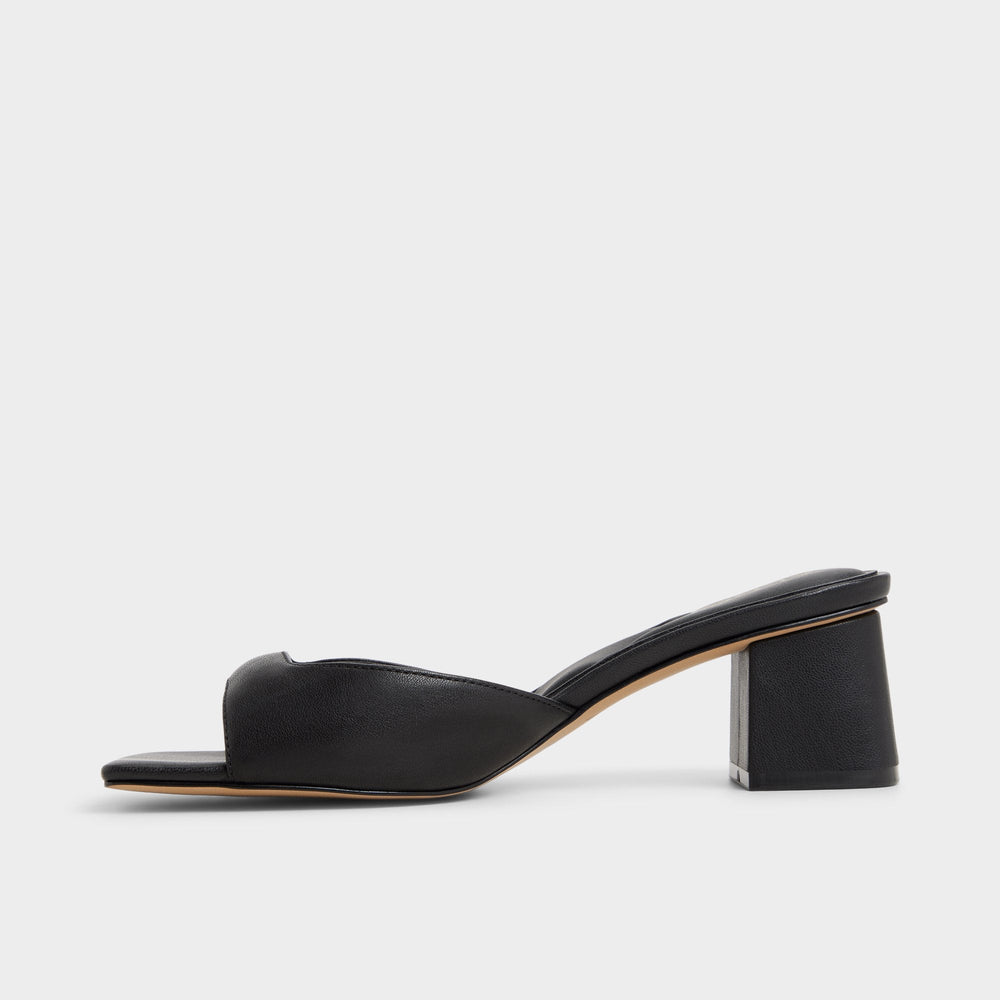 Block heel Aneky in Black - Heeled mule