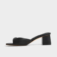 Block heel Aneky in Black - Heeled mule