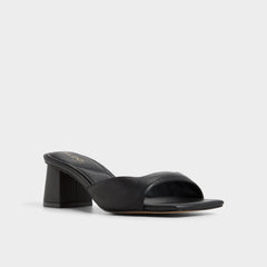 Block heel Aneky in Black - Heeled mule