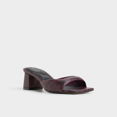 Block heel Aneky in Bordo - Heeled mule