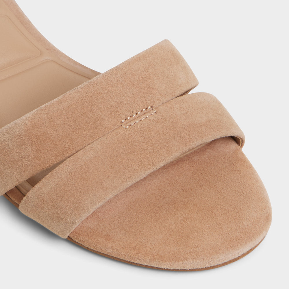 Scarletta Medium Brown Women's Heeled mules - Heeled mule Kitten heel