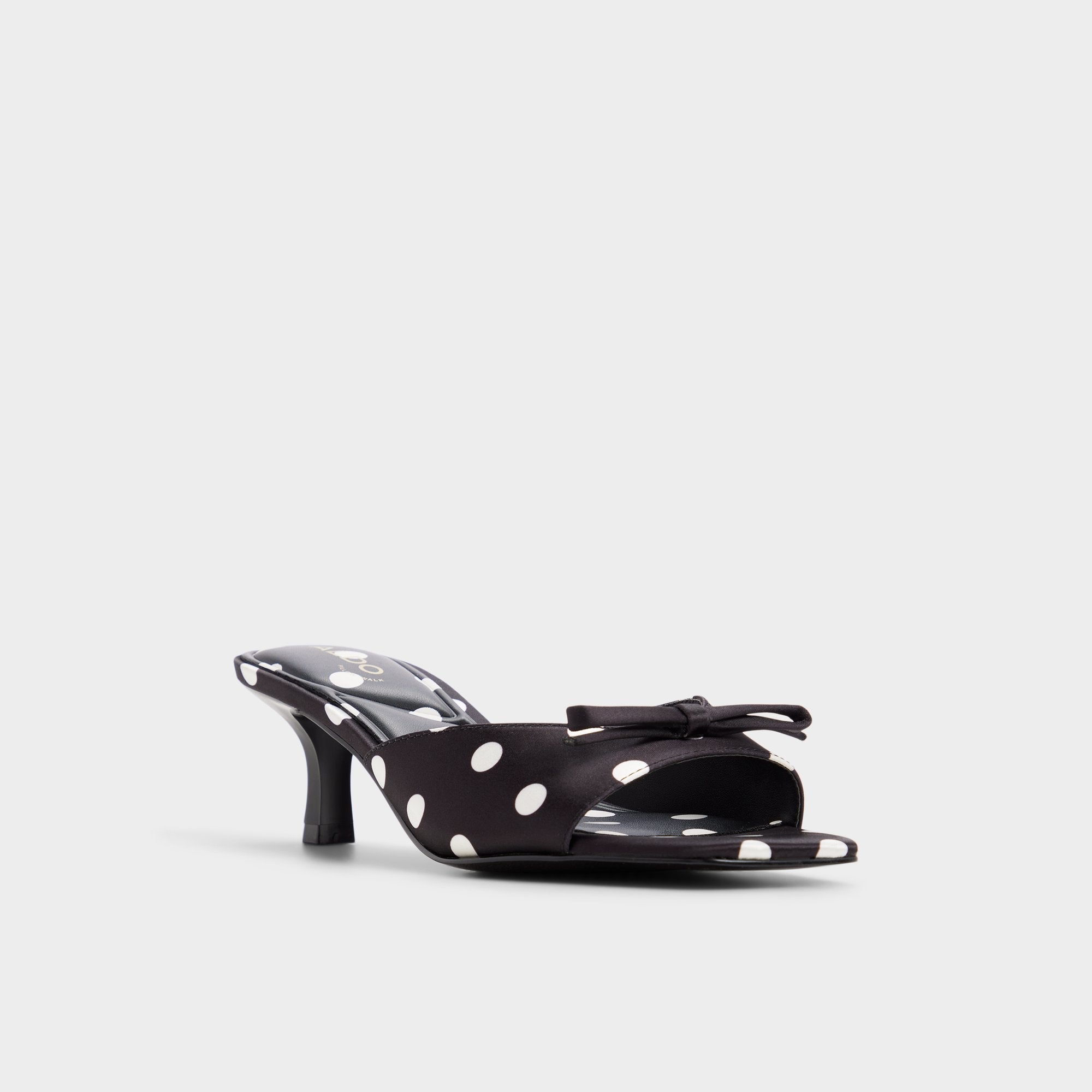 Stiletto heel Belerose in Black White - Heeled mule