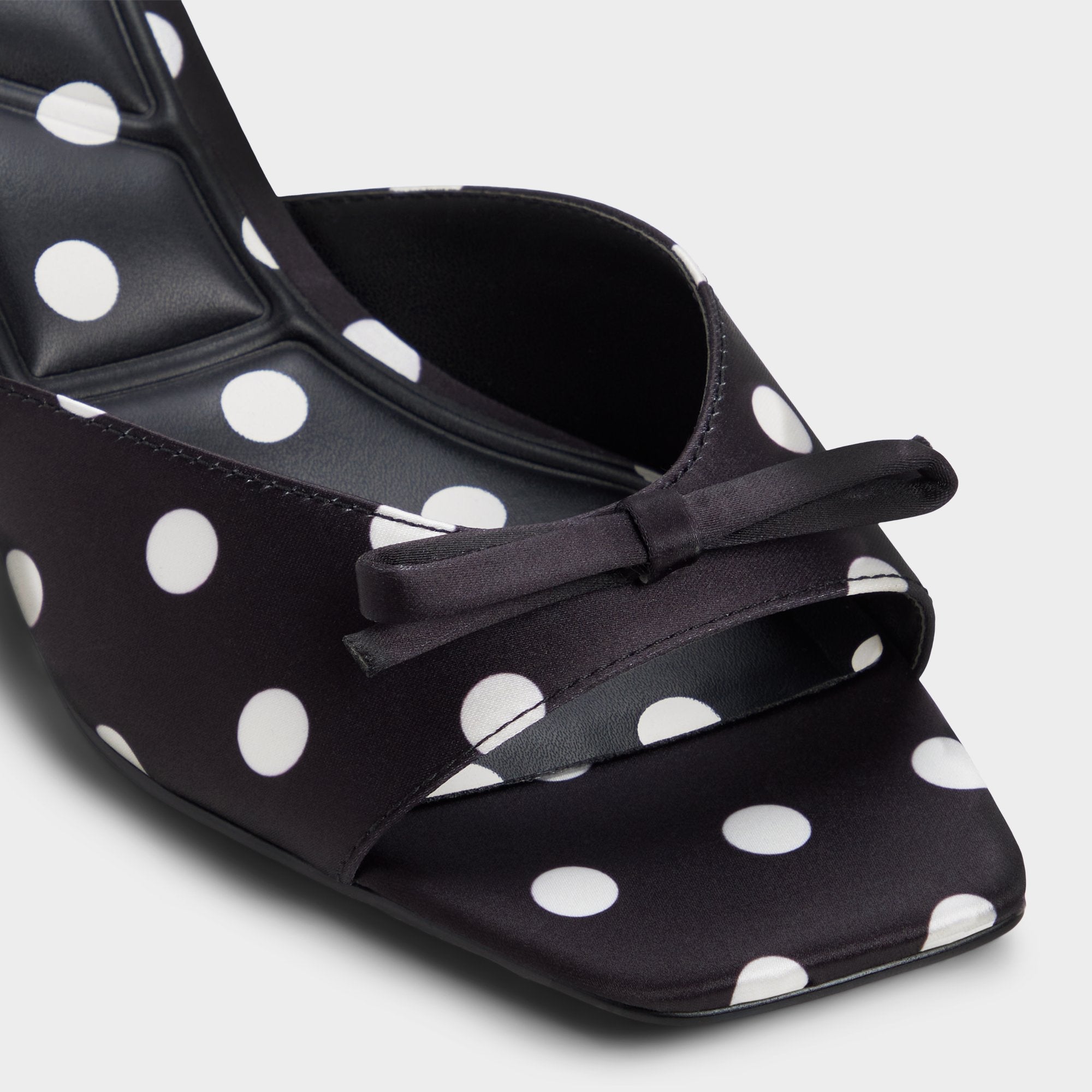Stiletto heel Belerose in Black White - Heeled mule