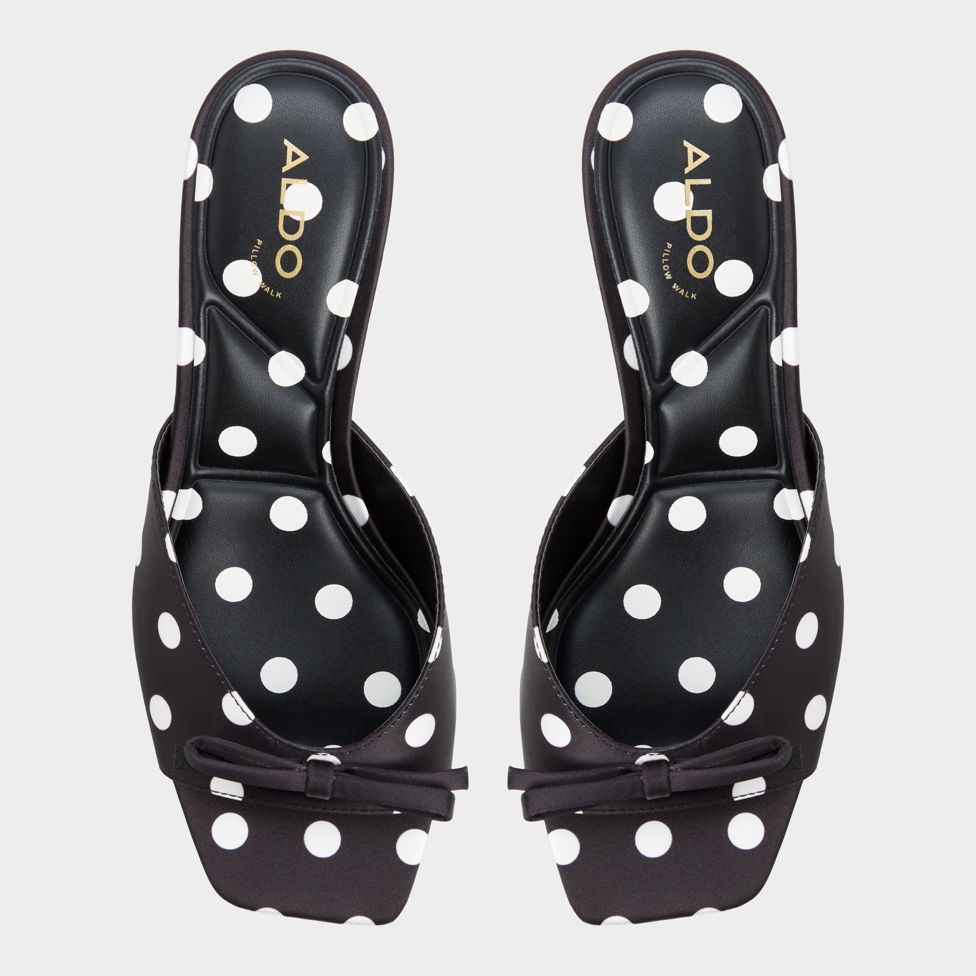 Stiletto heel Belerose in Black White - Heeled mule