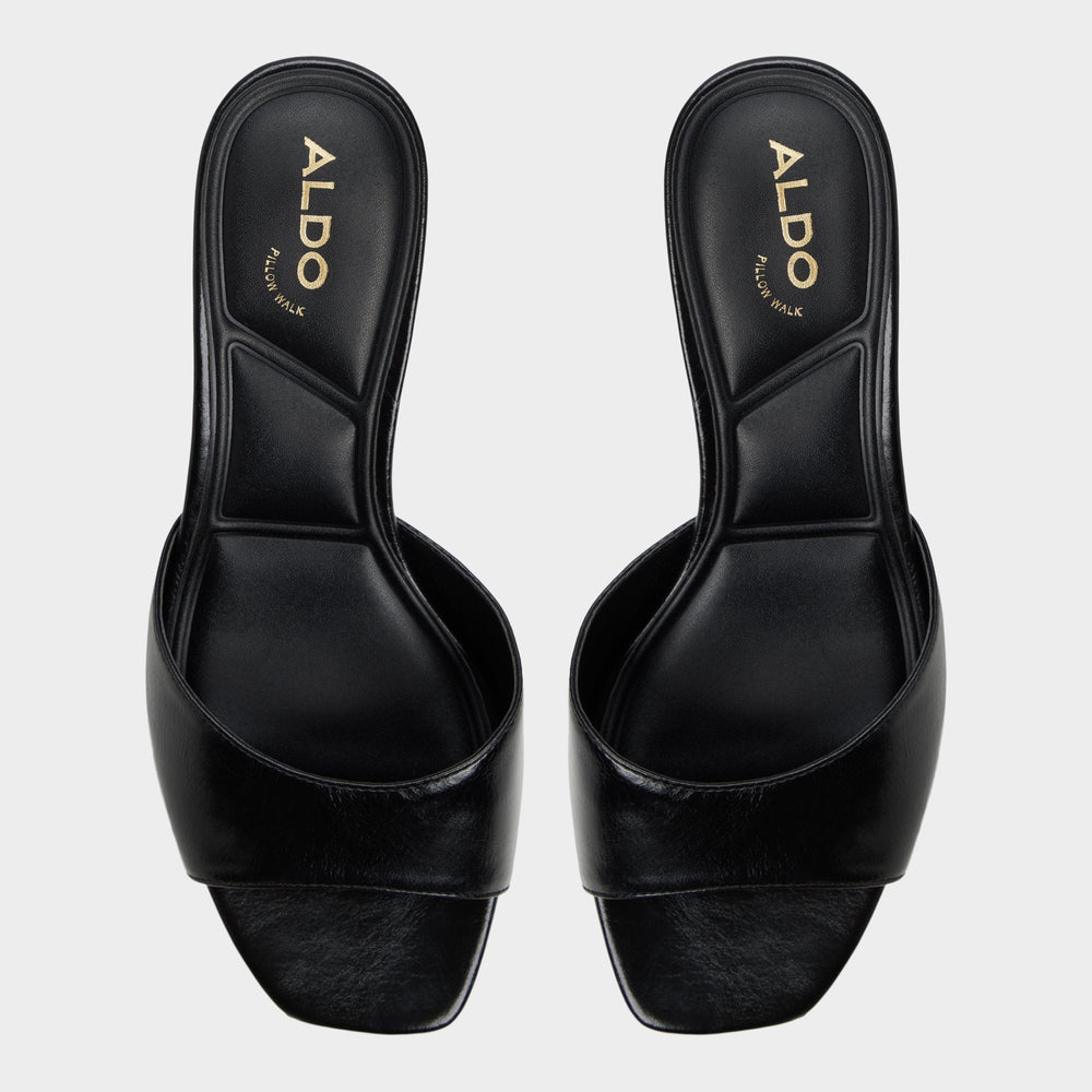 Haeden Black Women's Heeled mules - Heeled mule Kitten heel