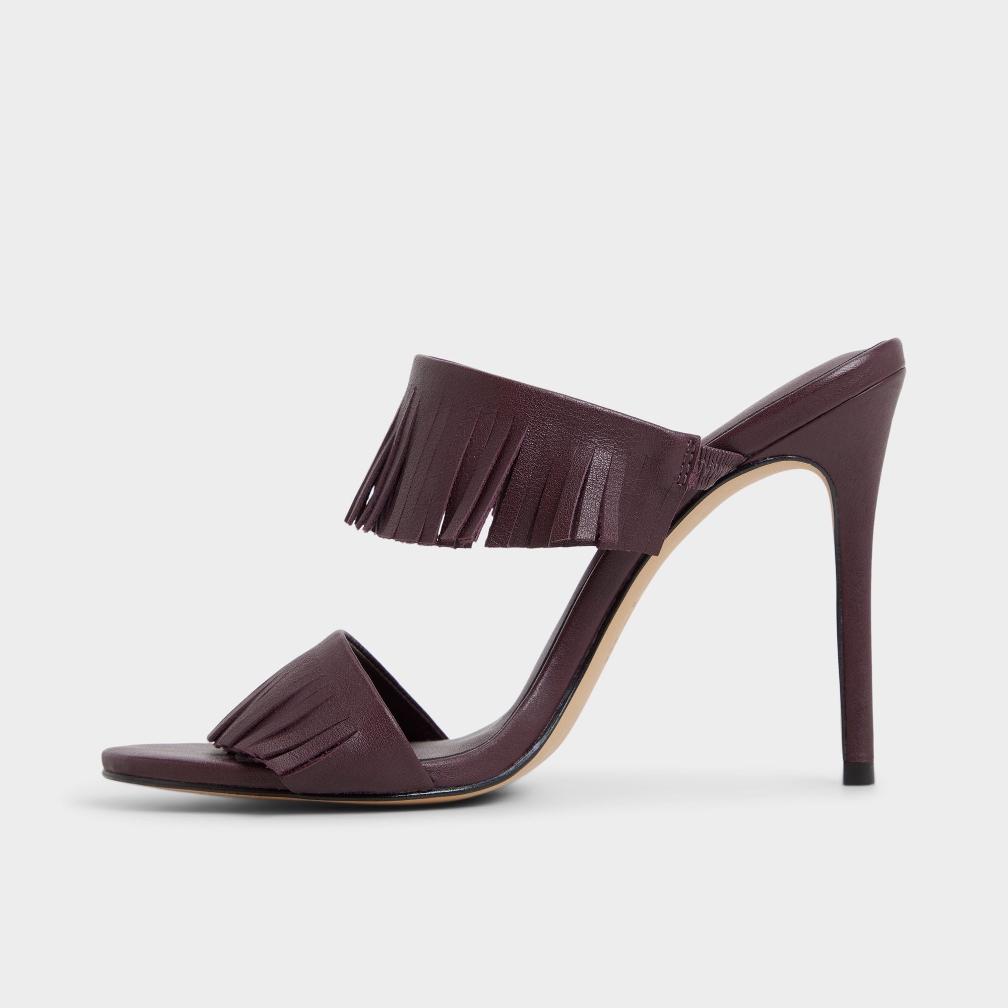 Nahanie in Bordo - Heeled mule Stiletto heel