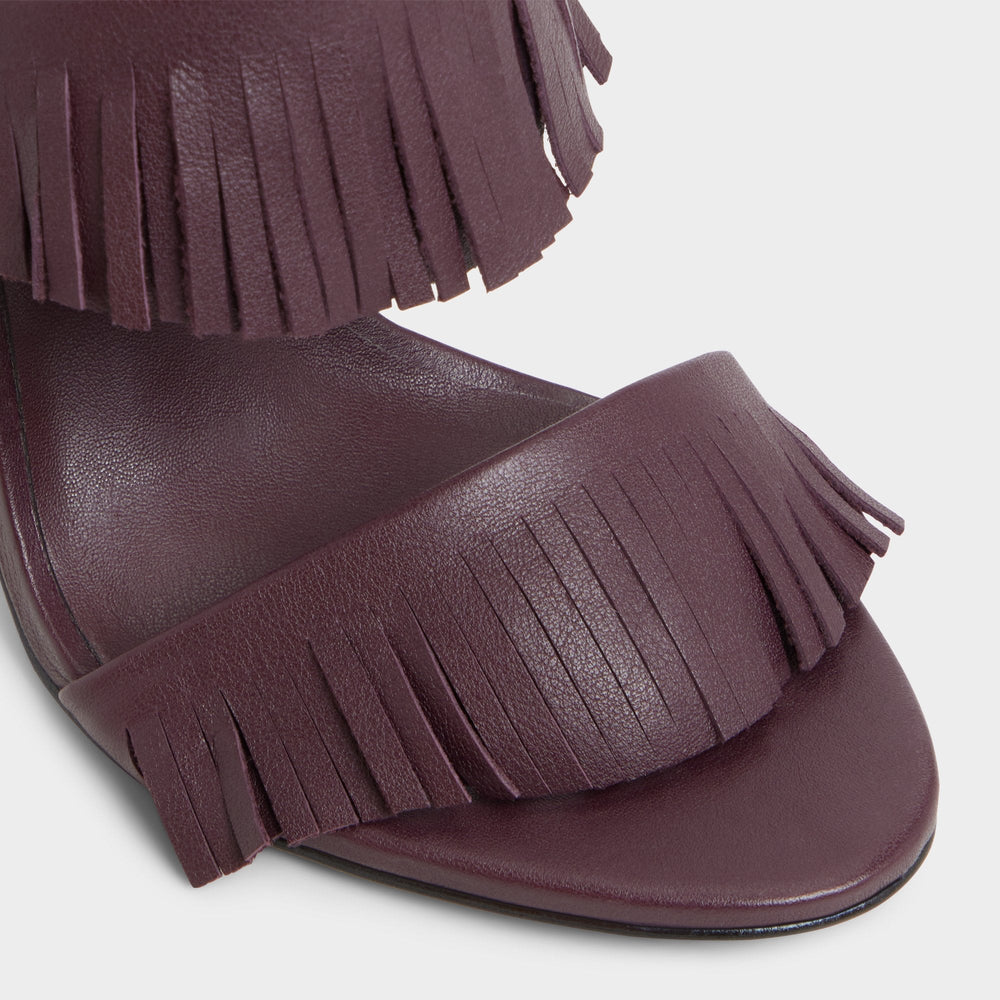 Nahanie in Bordo - Heeled mule Stiletto heel