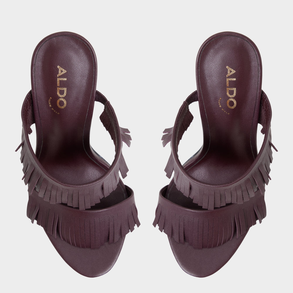 Nahanie in Bordo - Heeled mule Stiletto heel