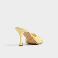 Lyhanna Light Yellow Women's Heeled mules - Heeled mule Stiletto heel