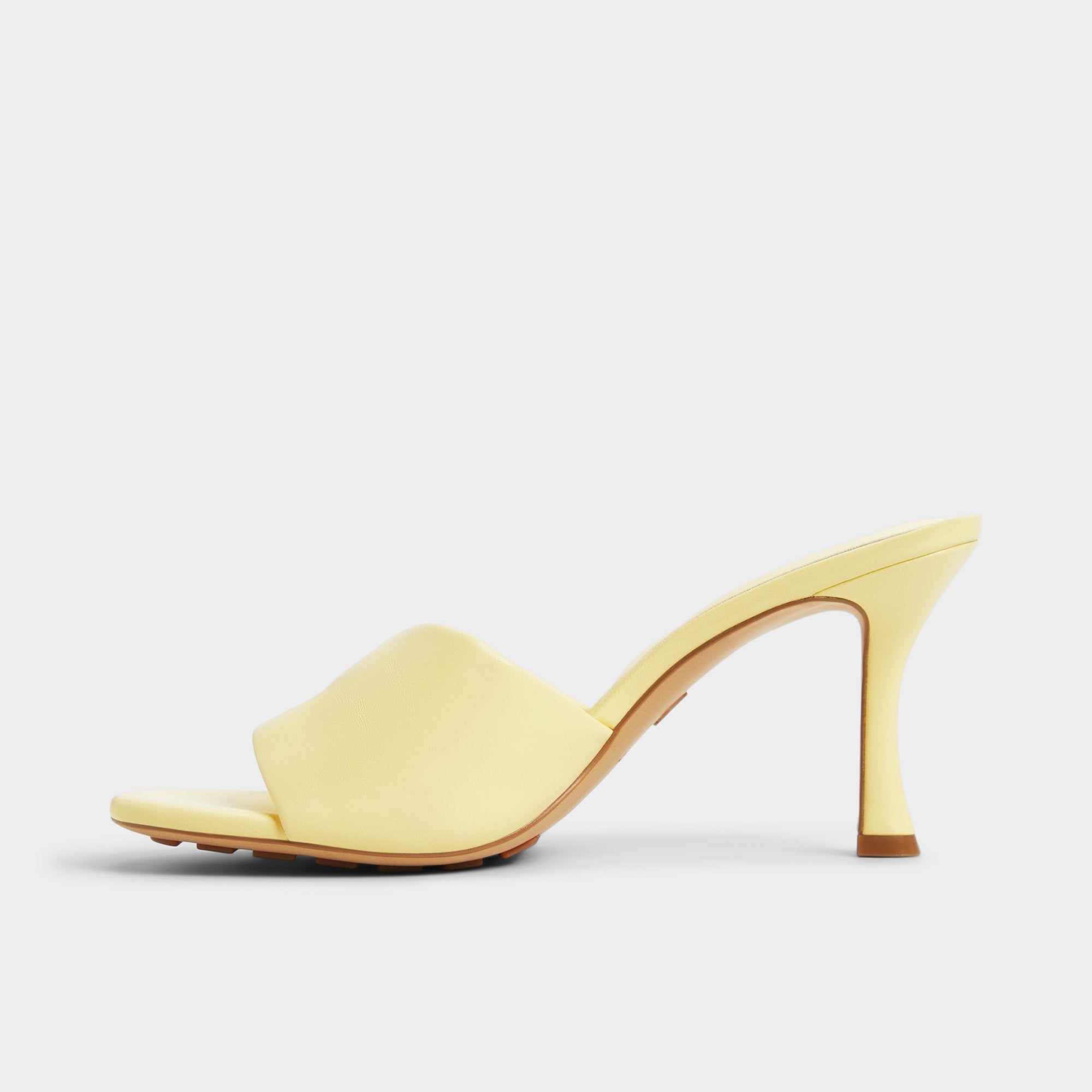Lyhanna Light Yellow Women's Heeled mules - Heeled mule Stiletto heel