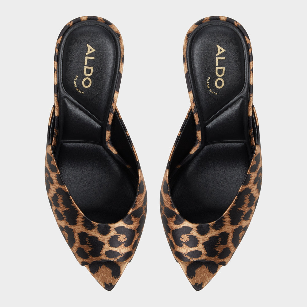 Stiletto heel Elenara Brown Multi Women's Heeled mules - Heeled mule