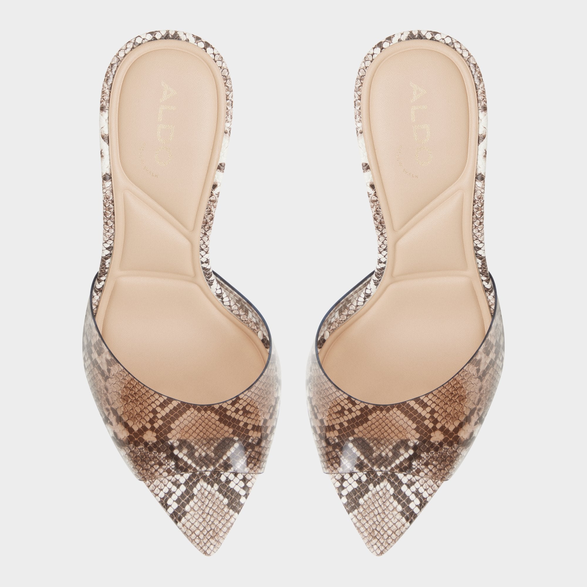 Anitabrilden Other Grey Women's Mule slides - Heeled mule Stiletto heel