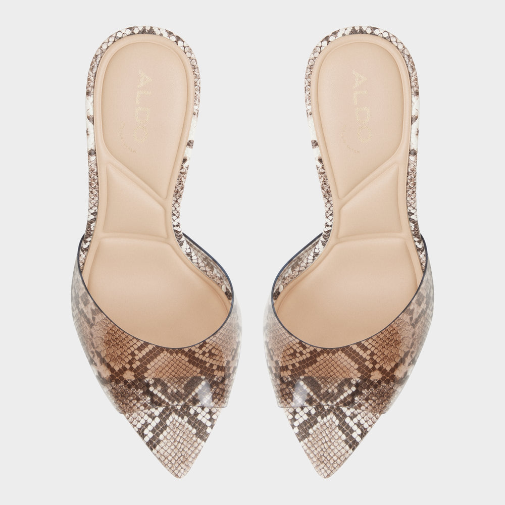 Anitabrilden Other Grey Women's Mule slides - Heeled mule Stiletto heel