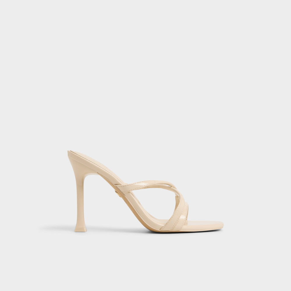 Stiletto heel Velaia Light Beige Women's Heeled mules - Heeled mule