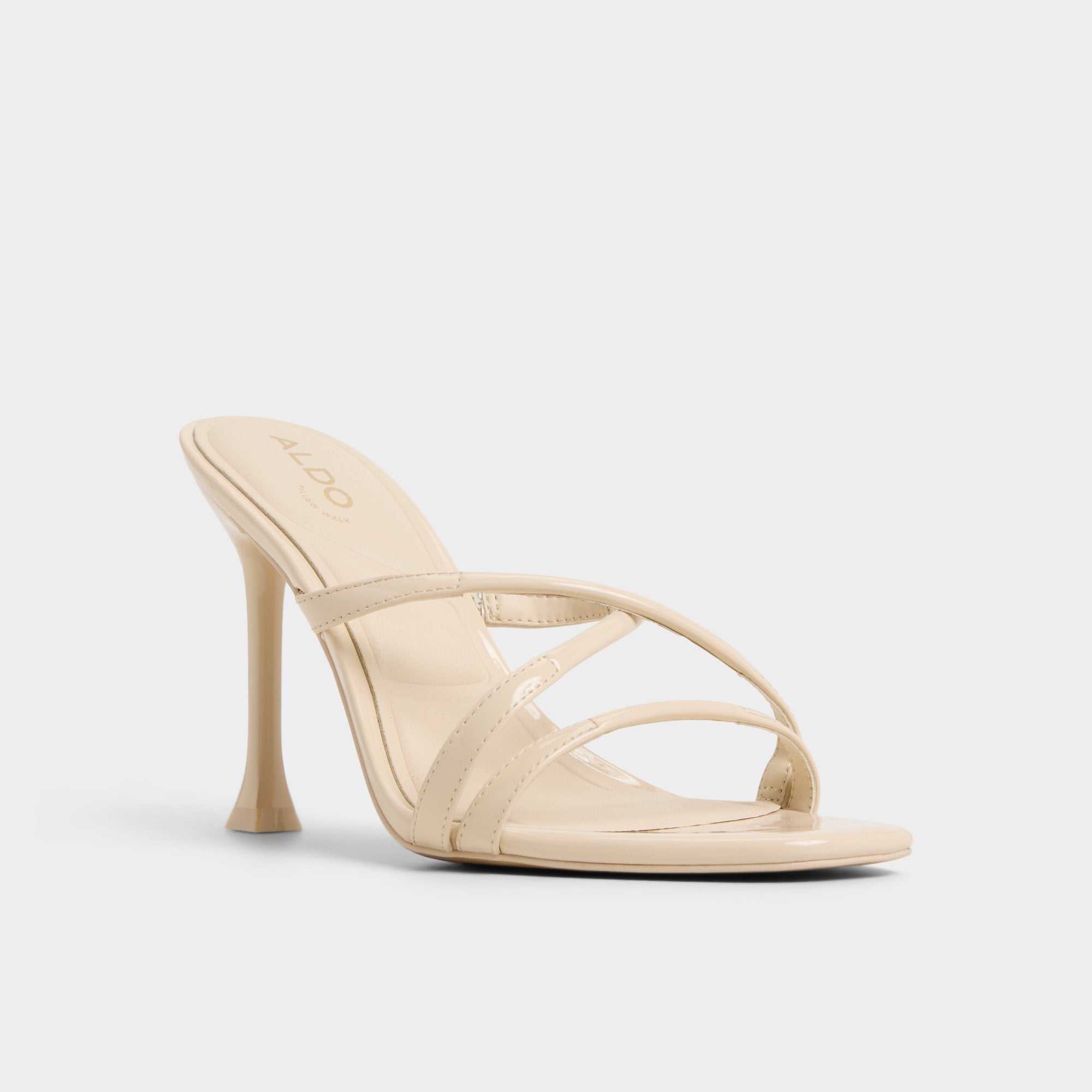 Stiletto heel Velaia Light Beige Women's Heeled mules - Heeled mule