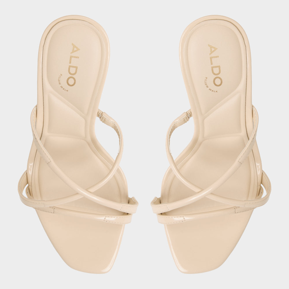 Stiletto heel Velaia Light Beige Women's Heeled mules - Heeled mule