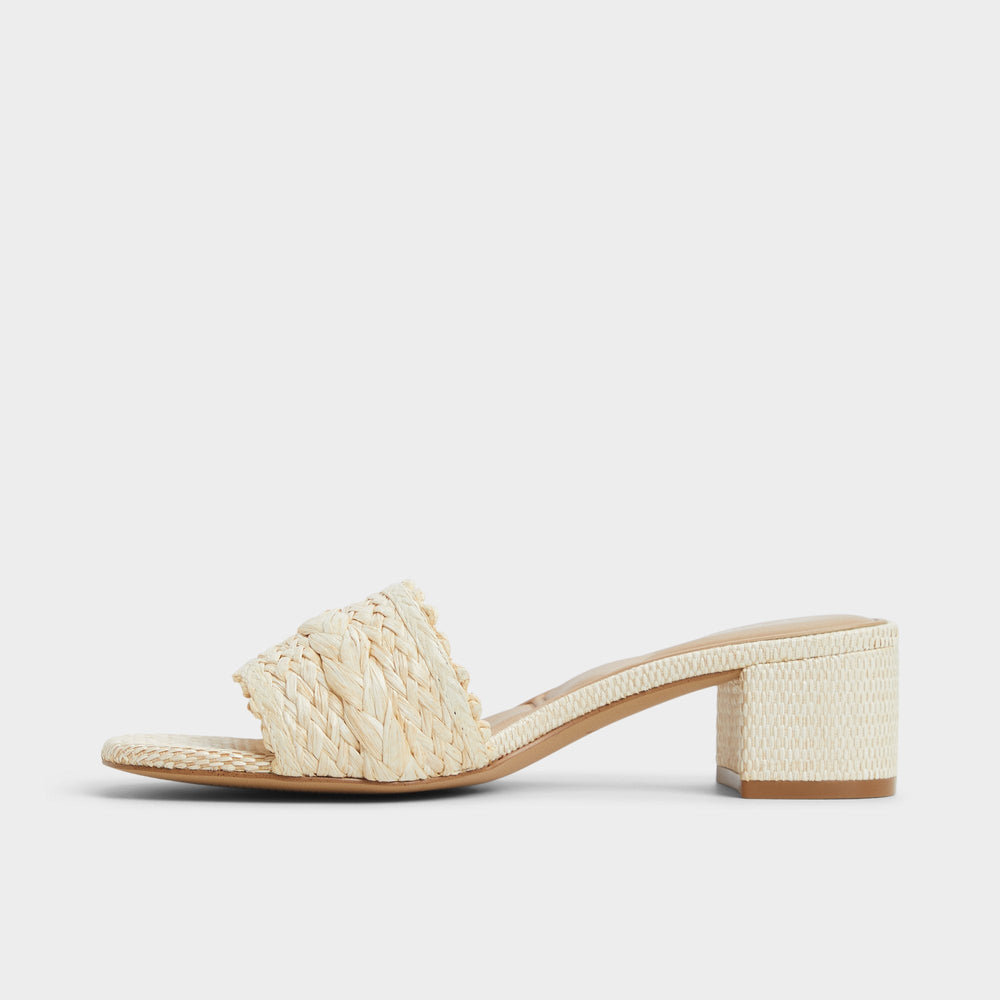 Block heel Claudina Natural Women's Block heels - Heeled mule