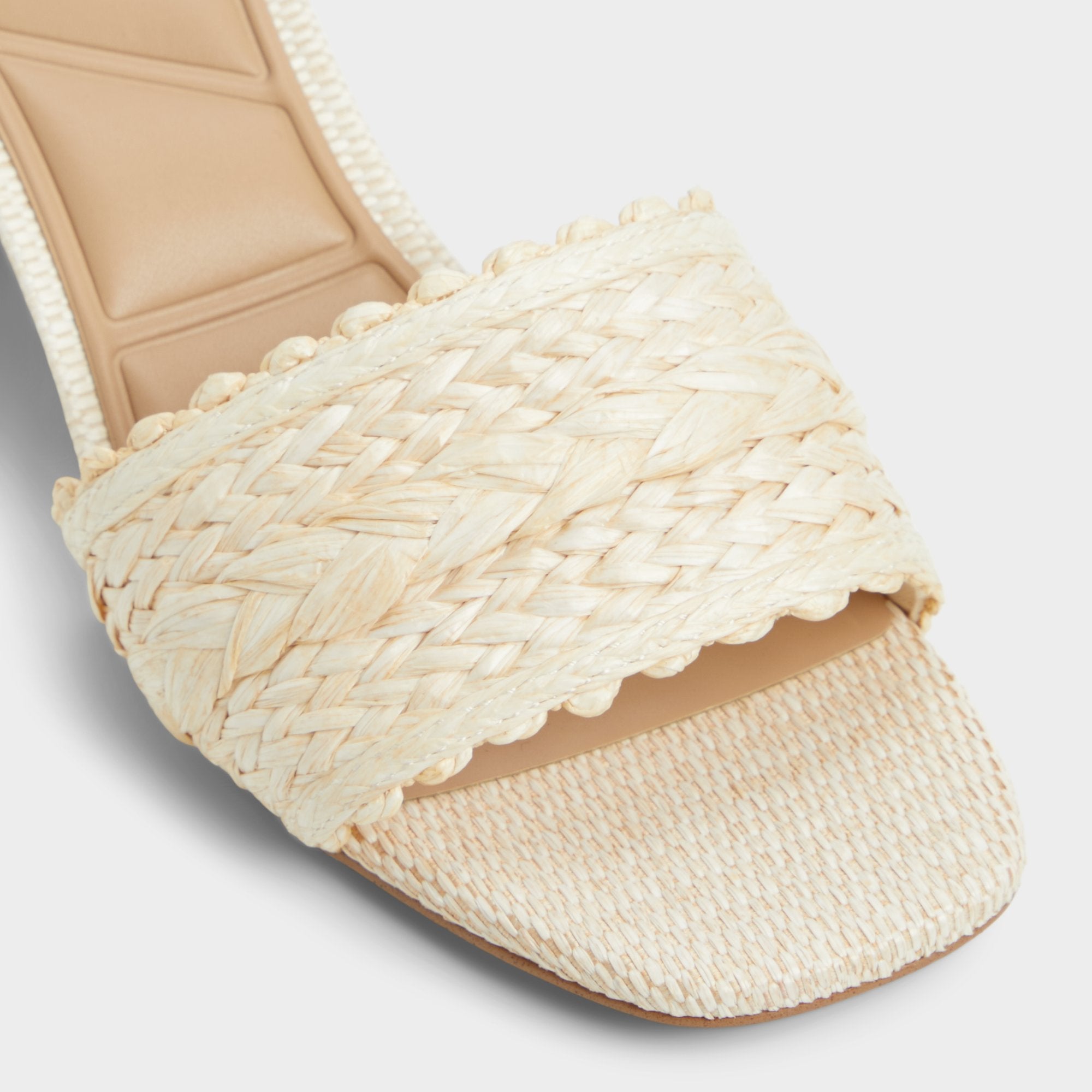 Block heel Claudina Natural Women's Block heels - Heeled mule