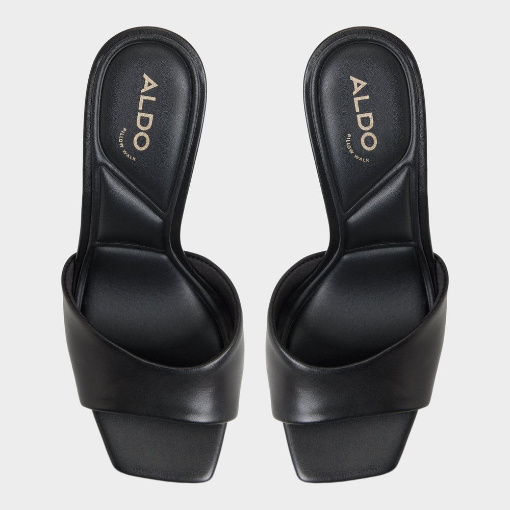 Stiletto heel Jennifer in Black - Heeled mule